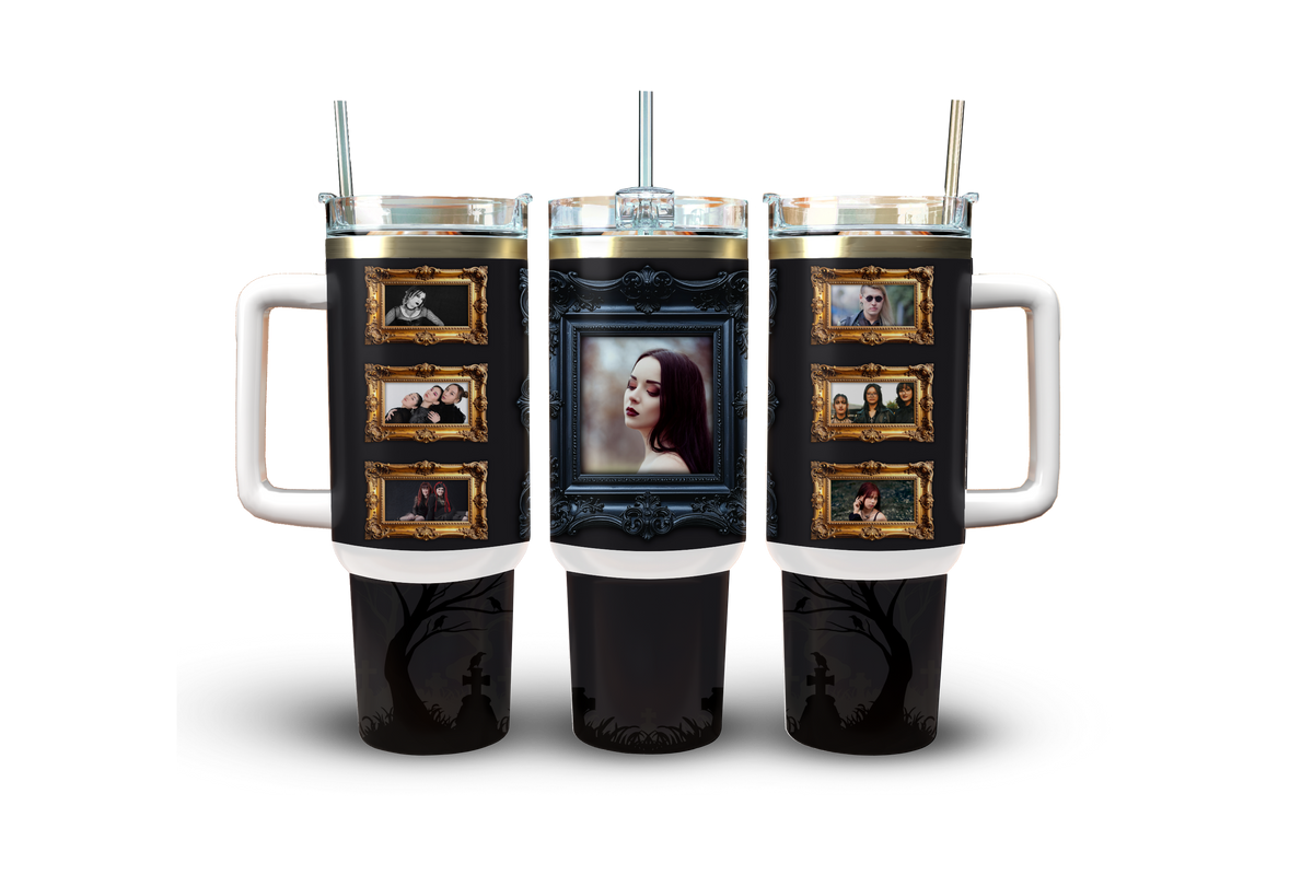 40oz Personalised Gothic Frames Tumbler