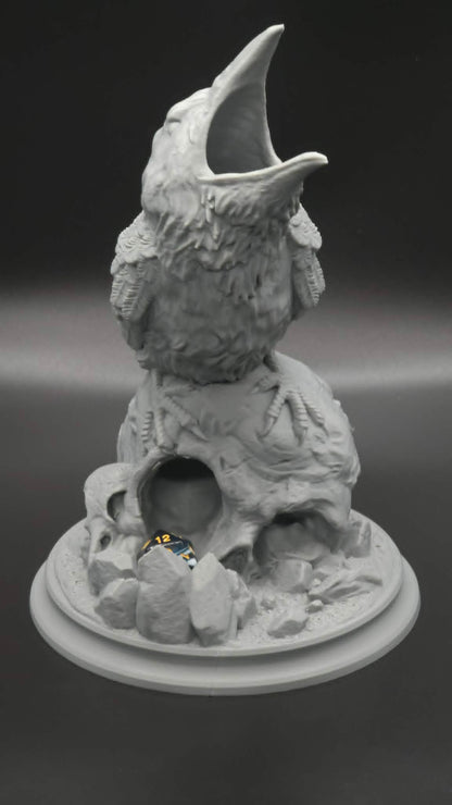 Crow and Skull Dice Tower