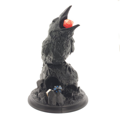 Crow and Skull Dice Tower
