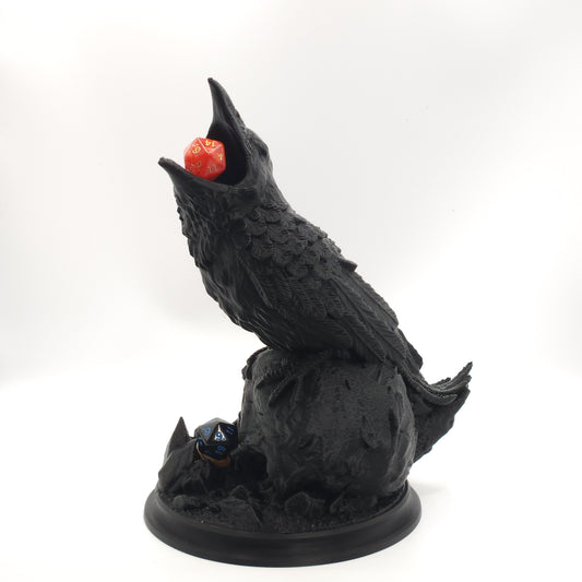 Crow and Skull Dice Tower
