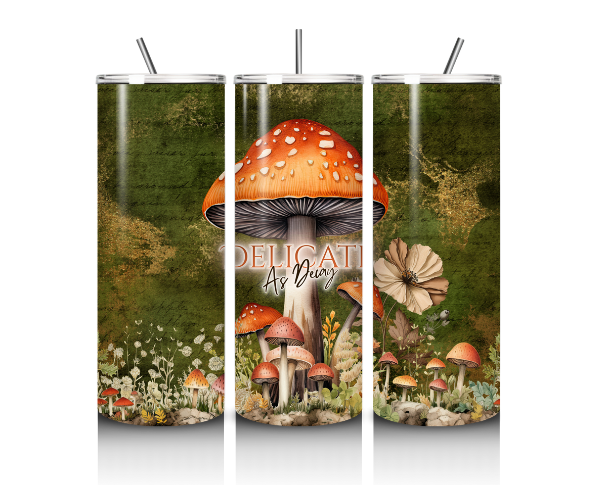 Delicate as Decay – 20oz Tumbler 🌙
