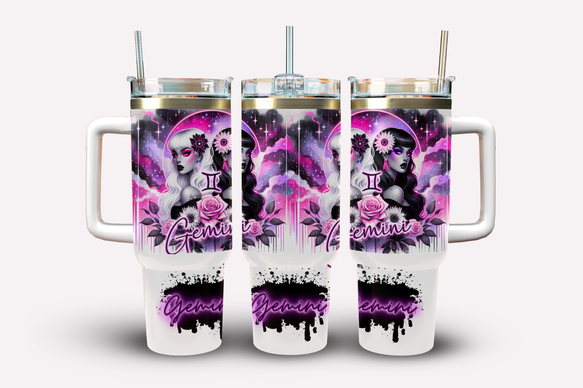 40oz Neon Astrology Star Sign Tumblers 🔮