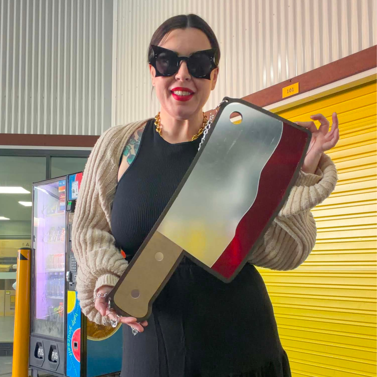 XLarge Horror Cleaver Acrylic Mirror