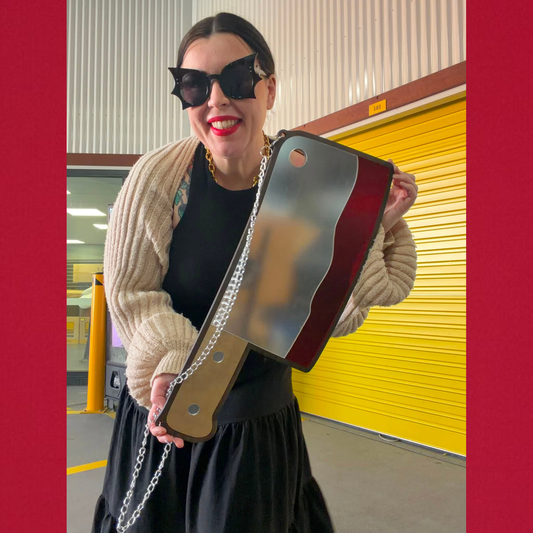 XLarge Horror Cleaver Acrylic Mirror