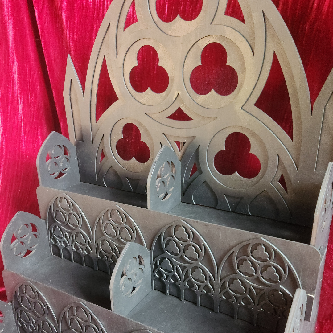 Cathedral Apothecary/Event Shelf - Stained