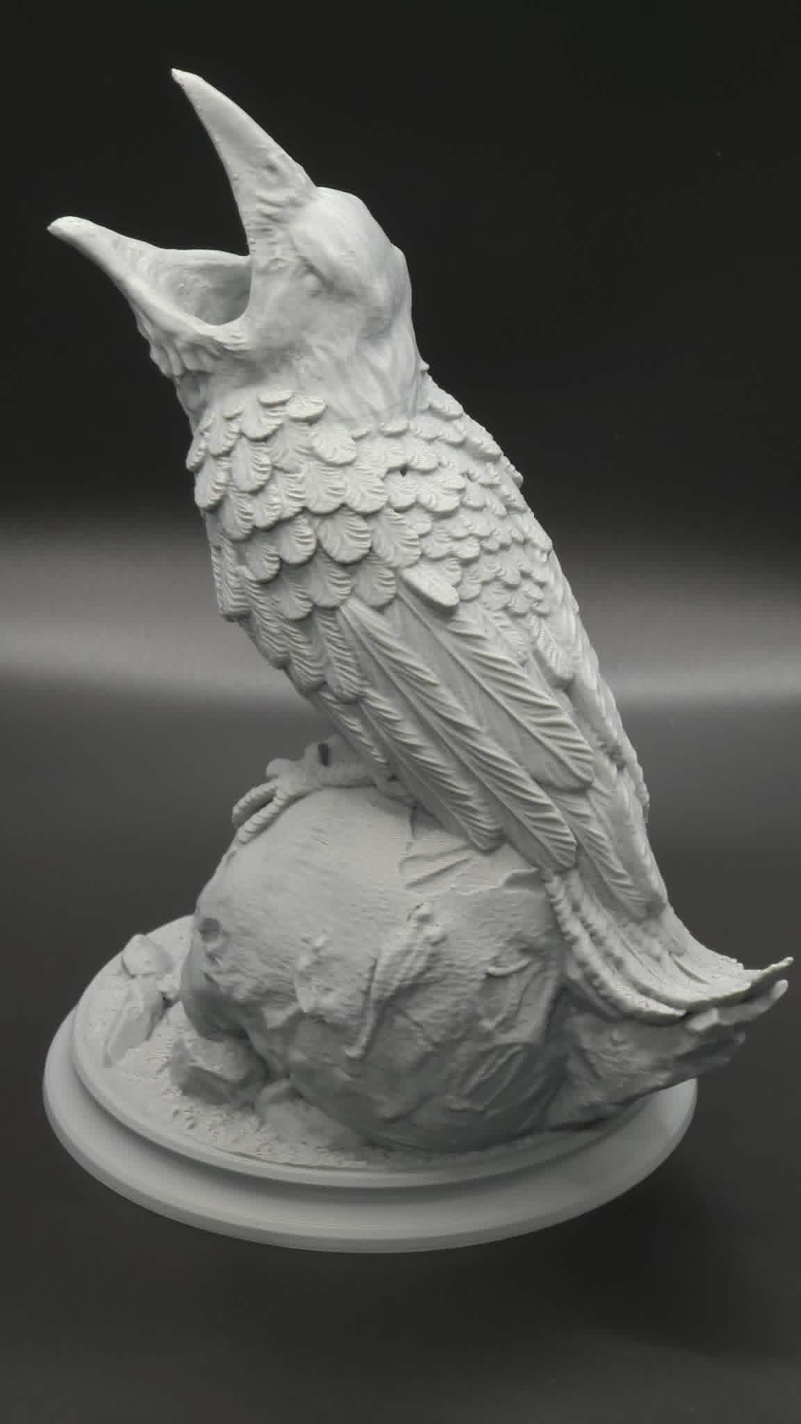 Crow and Skull Dice Tower