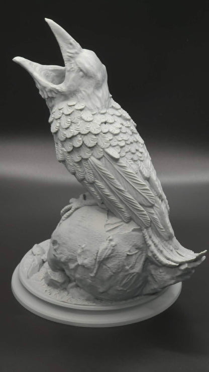 Crow and Skull Dice Tower