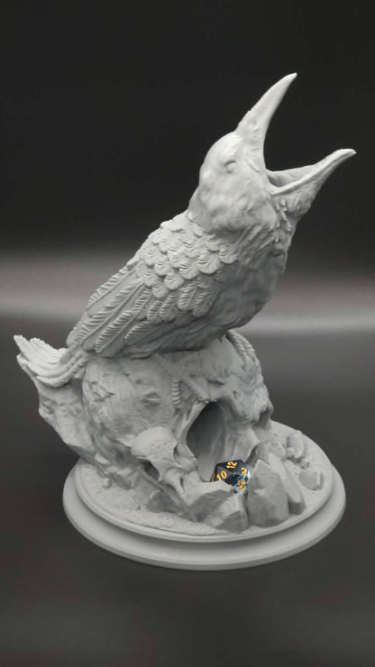 Crow and Skull Dice Tower